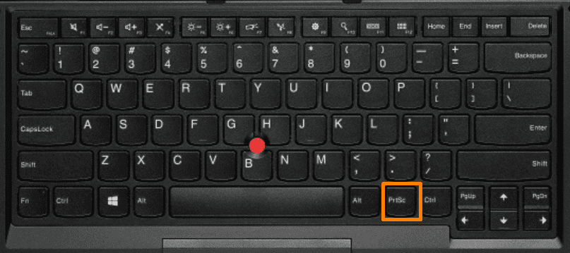 Take screenshots on Lenovo ThinkPad with Print Screen Button