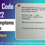 Dell Error Code 2000-0122